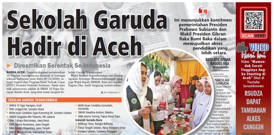 Pemerintah Luncurkan 16 Sekolah Garuda, dari Aceh hingga Papua!