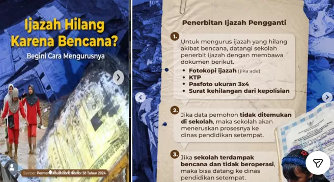 Cara Mengurus Ijazah Hilang karena Bencana Alam