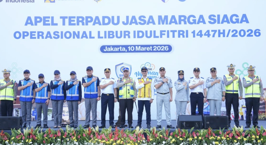 Kakorlantas Hadiri Apel Terpadu Jasa Marga