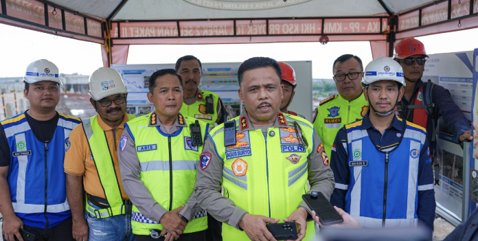 Kakorlantas Polri Tinjau Kesiapan Tol Fungsional Japek II Selatan Jelang Operasi Ketupat 2026