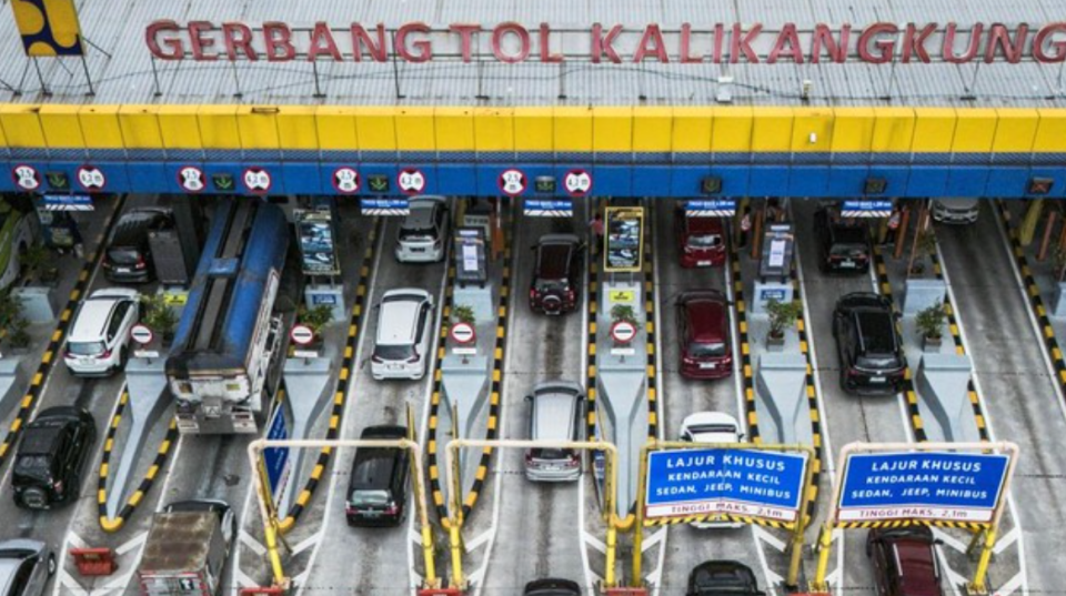 one way nasional tol puncak arus balik Lebaran