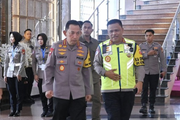 Kapolri Jenderal Listyo Sigit Prabowo mengapresiasi Korlantas Polri