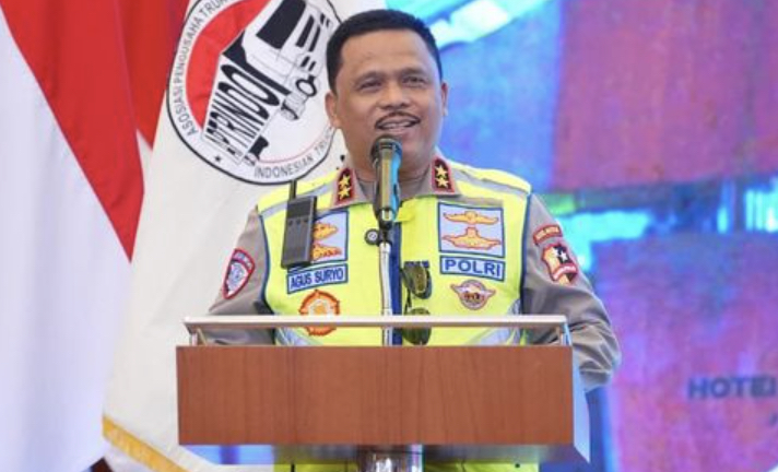 Kakorlantas Irjen Agus Suryonugroho menghadiri Musyawarah Nasional III Asosiasi Pengusaha Truk Indonesia (Aptrindo)