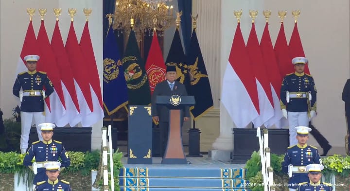 Presiden Prabowo Lantik 1.177 Perwira TNI-Polri 2026