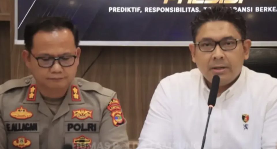 Gambar penanganan dugaan korupsi Polda Lampung 2026