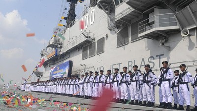Gambar KRI Sriwijaya-100, Kapal Induk Pertama RI Kini Siap untuk Misi Kemanusiaan